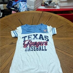 5th & Ocean Texas Rangers Women's Tee - Blue, Red, White